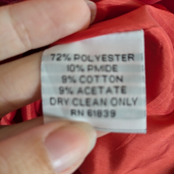 Vintage Rickie Freeman Teri Jon Jacquard Beaded Dress Designer Size 4 - Picture 6 of 10